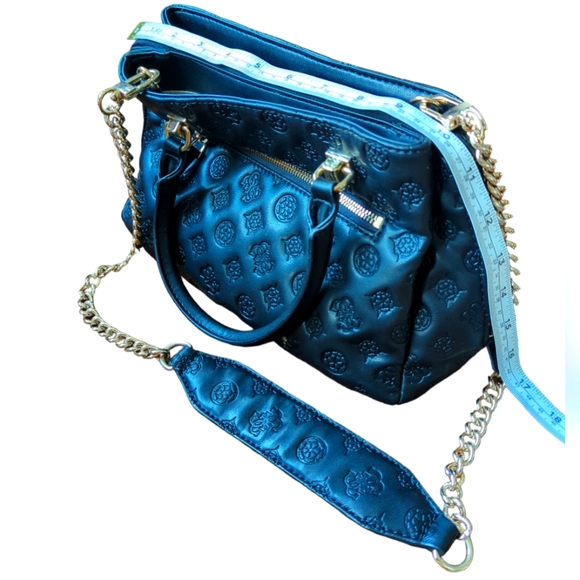 #49 - GUESS USA Black & Gold Handbag - Picture 9 of 10